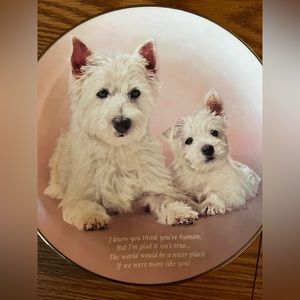 3 Westie Plates